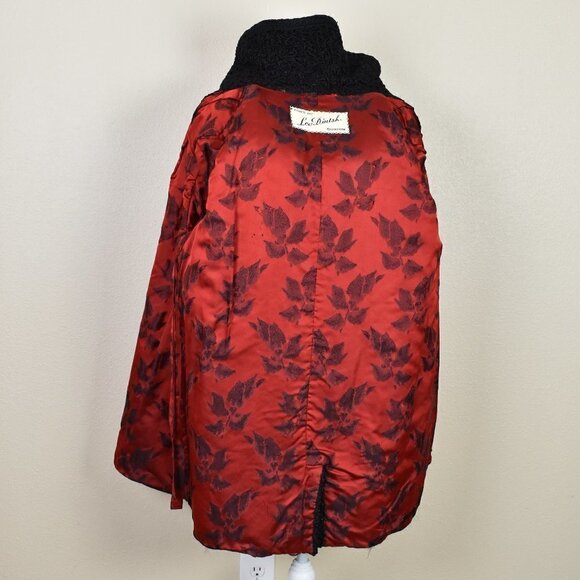 Vintage Furs By Leo Diutsh Black Coat - Picture 9 of 13